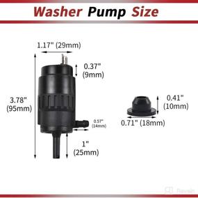 img 1 attached to OTUAYAUTO 066011A Windshield Washer Pump