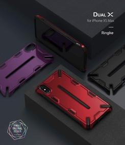 img 3 attached to Iron Red Ringke Dual X IPhone Xs Max Case: Heavy Duty Defense For Maximum Protection