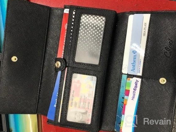 img 1 attached to Slim Trifold Designer Leather Wallet For Women: CLUCI Credit Card Holder With Stylish Features review by Jon Joung