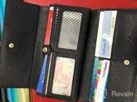img 1 attached to Slim Trifold Designer Leather Wallet For Women: CLUCI Credit Card Holder With Stylish Features review by Jon Joung
