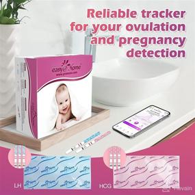 img 3 attached to Easy@Home Ovulation Test Kit: 50 Strips, 20 Pregnancy Tests & Thermometer - Accurate Fertility Tracker OPK with Free App - 50LH+20HCG+BBT EZTB-S-521C