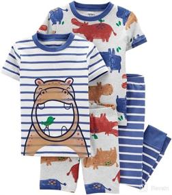 img 3 attached to Carters Piece Pajama Stripe Months Apparel & Accessories Baby Boys