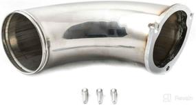 img 1 attached to 🔧 GXP Polished High Flow Intake Elbow Turbo Inlet Horn: Chevy/GMC 6.6L LB7 Duramax Diesel (2001-2004) Compatible