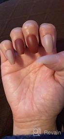 img 6 attached to 240шт матовый гроб пресс на ногтях короткие балерины накладные ногти 10 цветов цветные искусственные ногти дизайн маникюра декор для женщин девушки (короткий гроб)