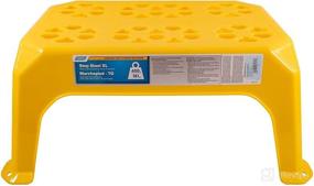 img 2 attached to 🪜 CAMCO Durable Large Step Stool - Slip-Prevention Textured Surface | Lightweight & Sturdy | Ideal for RVs, Trailers, Trucks | 400lb. Capacity - Yellow