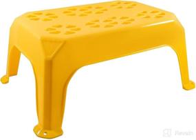 img 4 attached to 🪜 CAMCO Durable Large Step Stool - Slip-Prevention Textured Surface | Lightweight & Sturdy | Ideal for RVs, Trailers, Trucks | 400lb. Capacity - Yellow