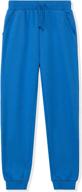 👖 dotdog unisex brushed fleece sweatpants - girls' clothing, pants & capris логотип