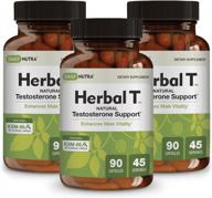 dailynutra herbal t men's health formula - 3-pack for increased endurance, vitality & healthy aging with ksm-66 ashwagandha, tongkat ali, tribulus, eleuthero & horny goat weed. logo