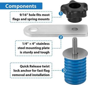 img 2 attached to WeiSen Anchors Release Bracket Polaris