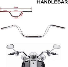 img 4 attached to Motorcycle Harley Sportster Handlebars Universal