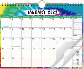 img 4 attached to Настенный календарь на 2023 год – 11 x 8,5 дюймов, двойной переплет, петля для подвешивания, плотная бумага премиум-класса для организации январь-декабрь 2023 г.