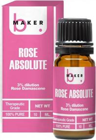 img 4 attached to BMAKER Rose Absolute Essential Oil - Organic Gifts For Women, Spa Treatments Gifts For Women