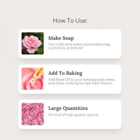 img 3 attached to BMAKER Rose Absolute Essential Oil - Organic Gifts For Women, Spa Treatments Gifts For Women