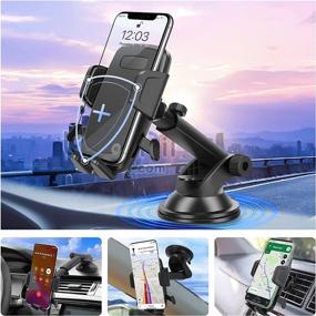 img 3 attached to 📱 BBtang Car Phone Mount: Secure Suction Cup Stand for Windshield, Dashboard & Air Vent - Compatible with iPhone, Samsung & All Phones