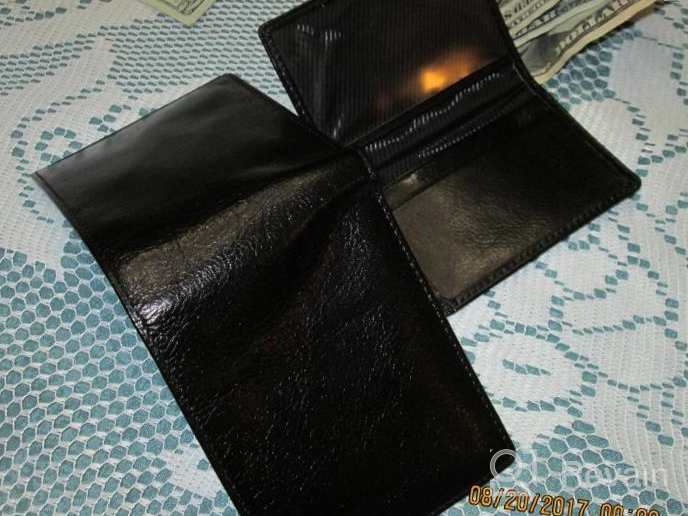 img 1 attached to 👜 Premium Castello Italian Leather Billfold Pocket: Sleek, Functional, and Timeless review by Devin Tanner