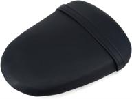 🏍️ jfg racing gsxr 1000 black back motorcycle seat - soft & comfortable leather pad for 2007-2008 - passenger pillion rear seat cushion логотип