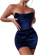 женское кружевное атласное корсетное облегающее мини-платье с тонкими лямками - xllais логотип