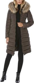 img 4 attached to LAUNDRY SHELLI SEGAL Womens Puffer Women's Clothing via Coats, Jackets & Vests