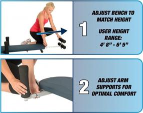 img 1 attached to Line Back Stretch Bench - Boost Your Endurance And Stamina