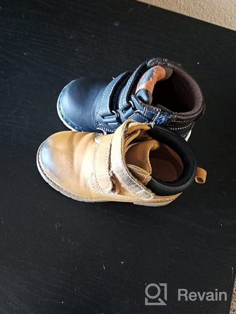 img 1 attached to 👼 Apakowa Boys' Toddler Cowboy Martin Boots - Shoes and Boots review by Alexander Craner