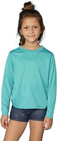 img 3 attached to INGEAR Shirts Sleeve Turquoise X Large Girls' Clothing : Active