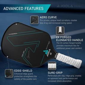 img 2 attached to JOOLA Simone Jardim Hyperion CFS Pickleball Paddle - USAPA Approved For Tournament Play - Carbon Fiber Pickle Ball Racket - Available In 16Mm And Swift