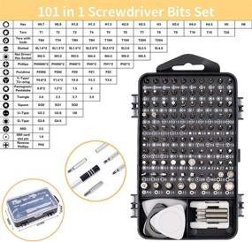 img 3 attached to Ultimate 130-in-1 Precision Screwdriver Set: Professional Magnetic Electronics Repair Tool Kit for iPhone, Computer, Xbox, MacBook, PS4, PC, Phone, Mobile, Glasses, Camera, Watch, Laptop, Cell - Kit de Herramientas