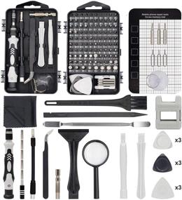 img 4 attached to Ultimate 130-in-1 Precision Screwdriver Set: Professional Magnetic Electronics Repair Tool Kit for iPhone, Computer, Xbox, MacBook, PS4, PC, Phone, Mobile, Glasses, Camera, Watch, Laptop, Cell - Kit de Herramientas