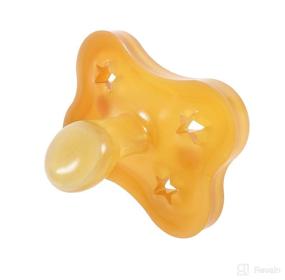 img 1 attached to 🌟 SWEETIE Star-shaped Orthodontic Rubber Pacifier - 1 Count (Large, 12-18 Months)