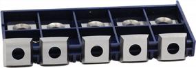 img 2 attached to YUFUTOL Square Carbide Inserts 15Mm Woodworking Carbide Cutters Insert(15X15X2.5Mm) 6" Radius Edges Fits Titan Spiral Shear Heads, Pack Of 10