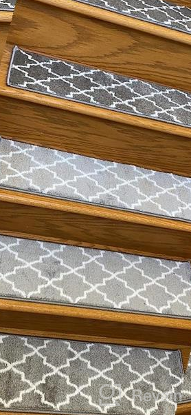 img 1 attached to Upgrade Your Stair Safety With SUSSEXHOME Polypropylene Carpet Strips - Easy To Install Runner Rugs W/ Double Adhesive Tape - Set Of 7 Decorative Mats In Brown review by Jason Bellman