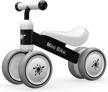 10-24 month baby balance bikes: no pedal toddler walker riding toys for boys and girls, 4 wheels bicycle - perfect first birthday gift for new year holiday logo