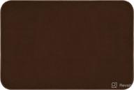 🏠 skid-resistant indoor area rug floor mat in chocolate brown - house, home, and more - 2ft x 3ft логотип