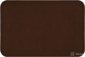 img 4 attached to 🏠 Skid-Resistant Indoor Area Rug Floor Mat in Chocolate Brown - House, Home, and More - 2ft x 3ft