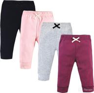 👖 organic cotton pants for baby girls by touched by nature логотип