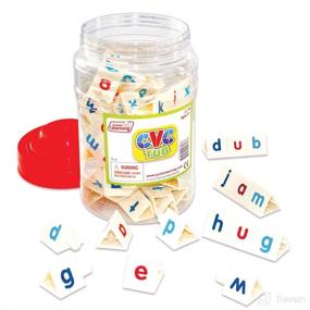 img 4 attached to 🔤 Enhance Phonics Skills with Junior Learning CVC TRI-Blocks Set of 90