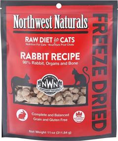 img 4 attached to 🐇 Northwest Naturals Freeze Dried Rabbit Cat Food - Grain-Free, Gluten-Free Diet for Cats & Training Treats - 11 Oz.