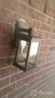 img 1 attached to Elevate Your Outdoor Space With Emliviar Black Wall Mount Lights - 2 Pack review by Brett Morrison
