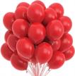 add a pop of red to your event with prextex's 75 red party balloons and matching ribbon logo