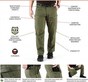 img 1 attached to Men'S 5.11 Tactical Apex Cargo Pants, Flex-Tac Stretch Fabric, Gusseted Teflon Finish, Style 74434