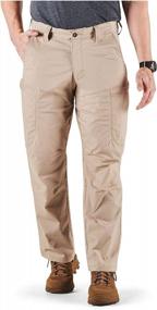 img 4 attached to Men'S 5.11 Tactical Apex Cargo Pants, Flex-Tac Stretch Fabric, Gusseted Teflon Finish, Style 74434