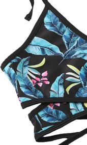 img 2 attached to SweatyRocks Womens Halter Shorts Bikini Women's Clothing via Swimsuits & Cover Ups