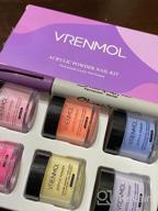 img 1 attached to Glow Up Your Nails For Christmas: Vrenmol’S Professional Acrylic Powder Set With Glowing Effects review by Melota Phillips
