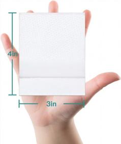img 3 attached to Dimora Силиконовый контактный слой для ран, Адаптивная неприлипающая повязка, прозрачные подушечки для перевязок, 3 дюйма X 4 дюйма (7,5 см X 10 см), 10 шт.