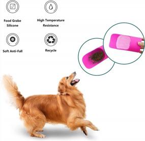 img 2 attached to Stay Hydrated On The Go With YAODHAOD Portable Dog Water Bottle And Food Container – Perfect For Travel, Walking And Hiking With Your Furry Friend (Pink, 20 Oz)