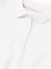 img 2 attached to IZOD Toddler School Uniform Interlock Girls' Clothing : Tops, Tees & Blouses