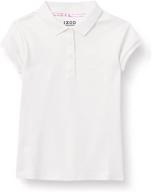 izod toddler school uniform interlock girls' clothing : tops, tees & blouses logo