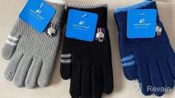 img 1 attached to ORVINNER Kids Winter Gloves - 3 Pairs Children Warm Wool Lined Gloves for Boys and Girls, Toddler Thermal Knitted Mittens review by Dave Calabro