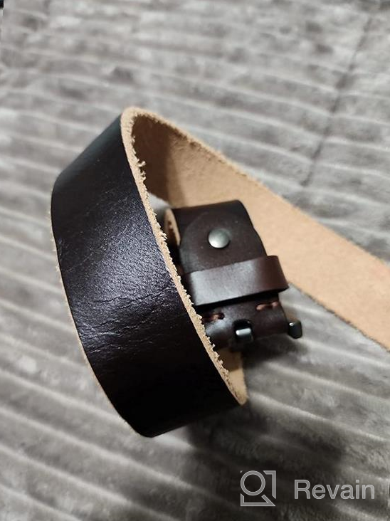 img 1 attached to Stylish And Durable: KEECOW Men'S Italian Leather Belt With Anti-Scratch Buckle review by Shah Jones