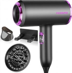 img 4 attached to Professional Ionic Hair Dryer With Versatile Settings And Accessories For Effortless Styling